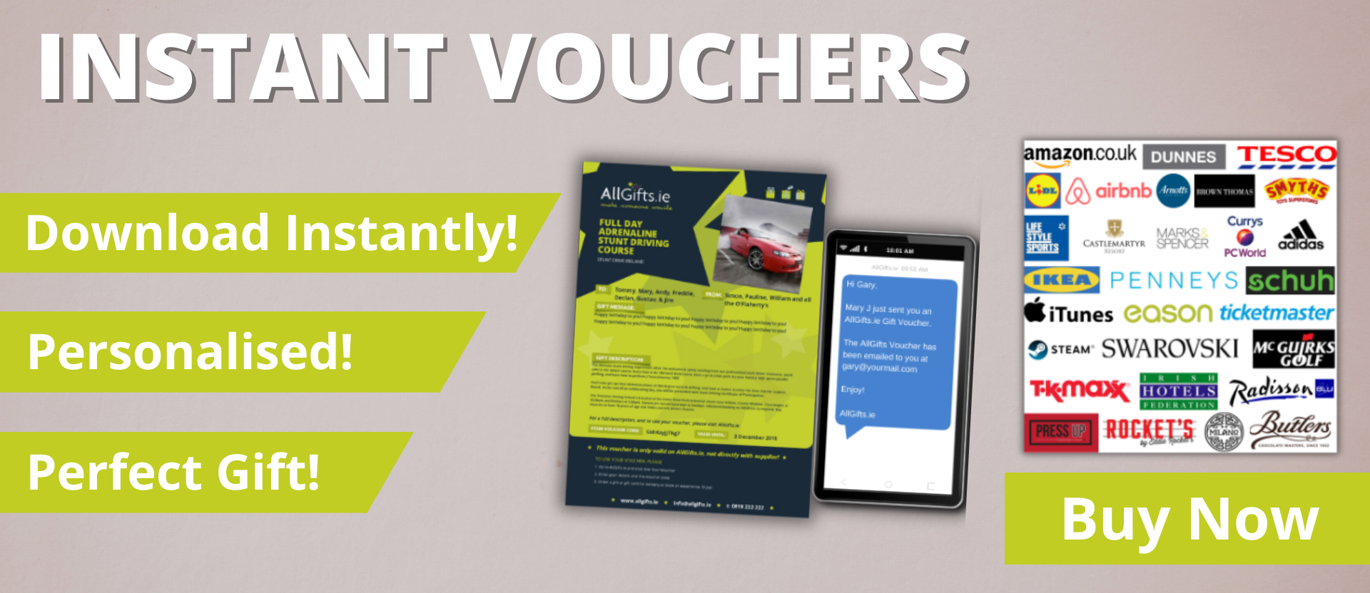 Instant Vouchers